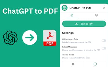ChatGPT to PDF gallery image