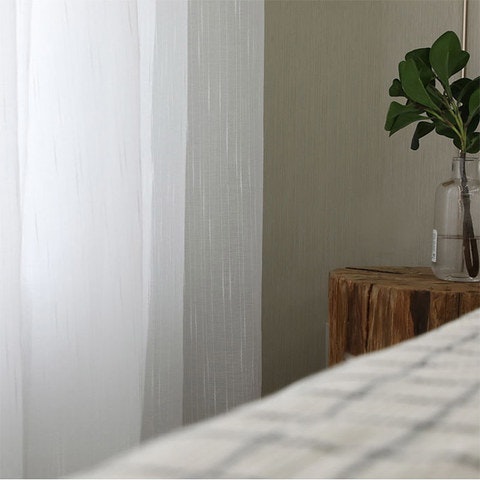 Palm Tree Leaves Sheer Voile Curtains gallery image