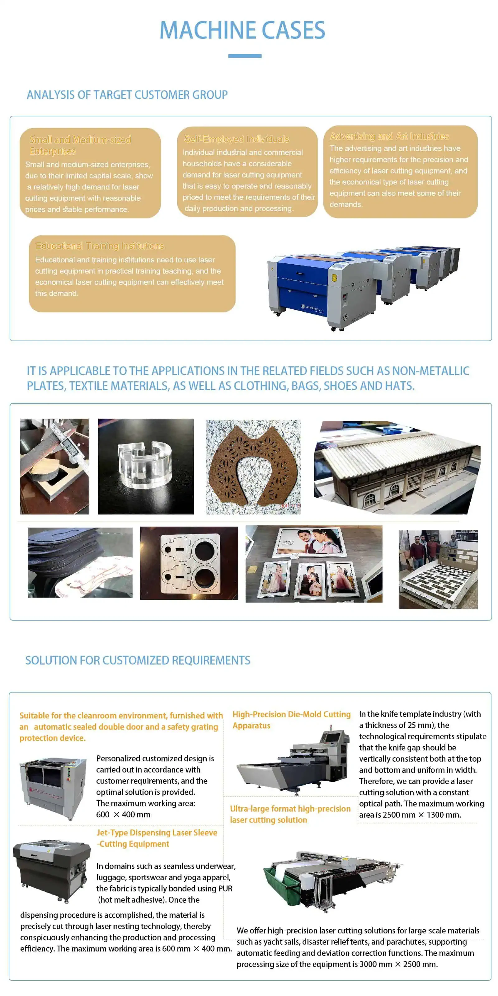 Co2 Laser Cutting Machine ETL-2513C screenshot 3