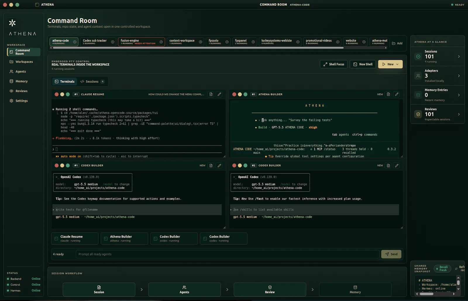 Athena Desktop screenshot 2