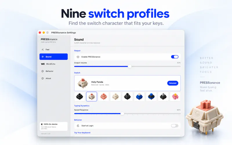 PRESSonance screenshot 1