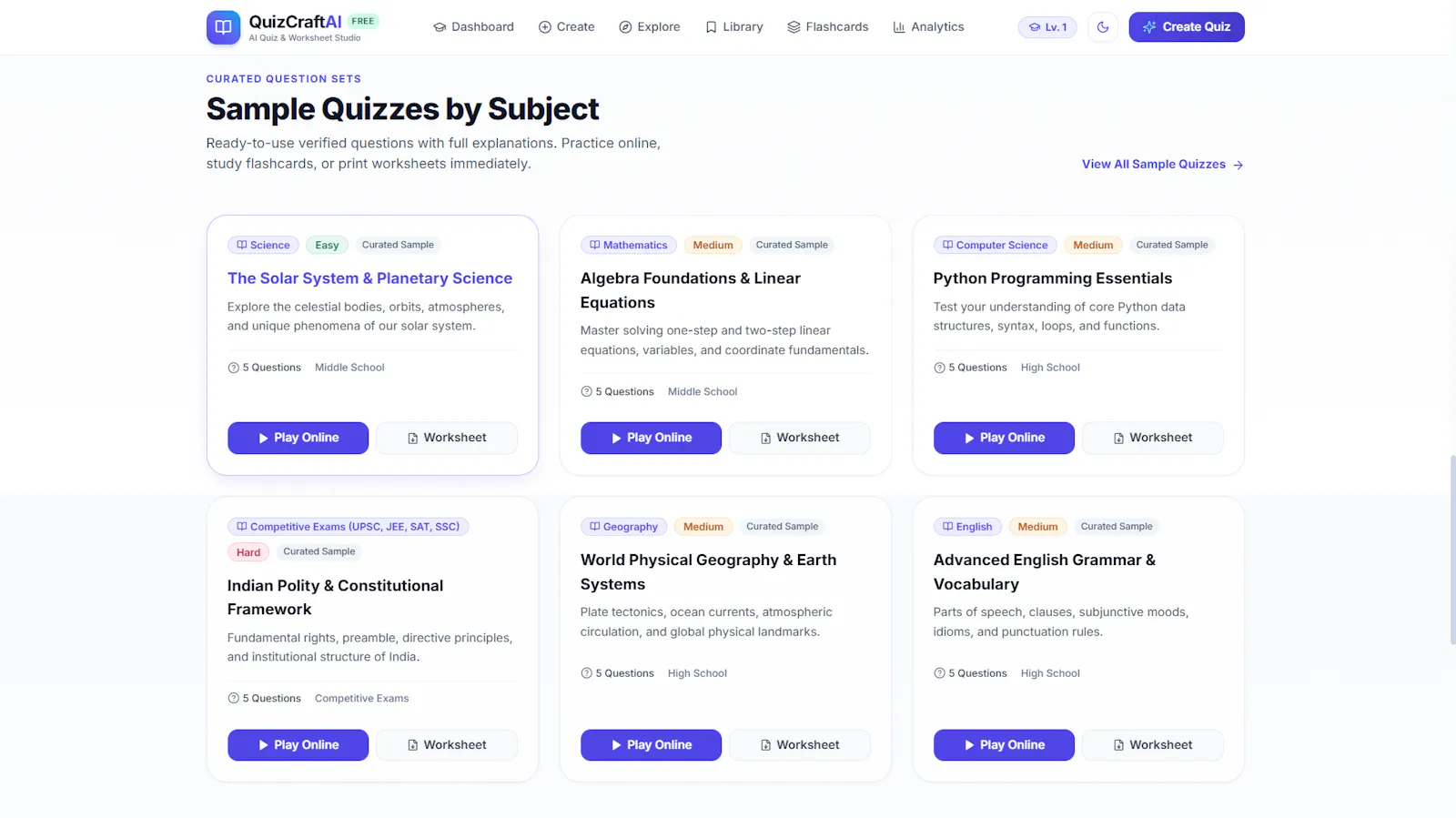 QuizCraft AI screenshot 5