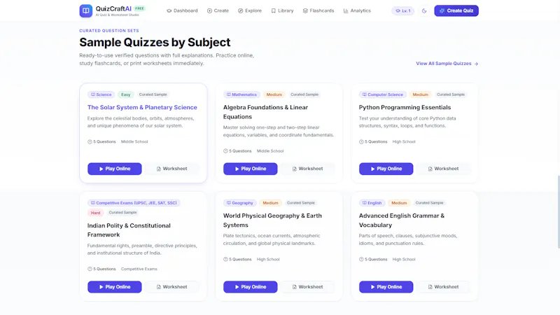 QuizCraft AI screenshot 5