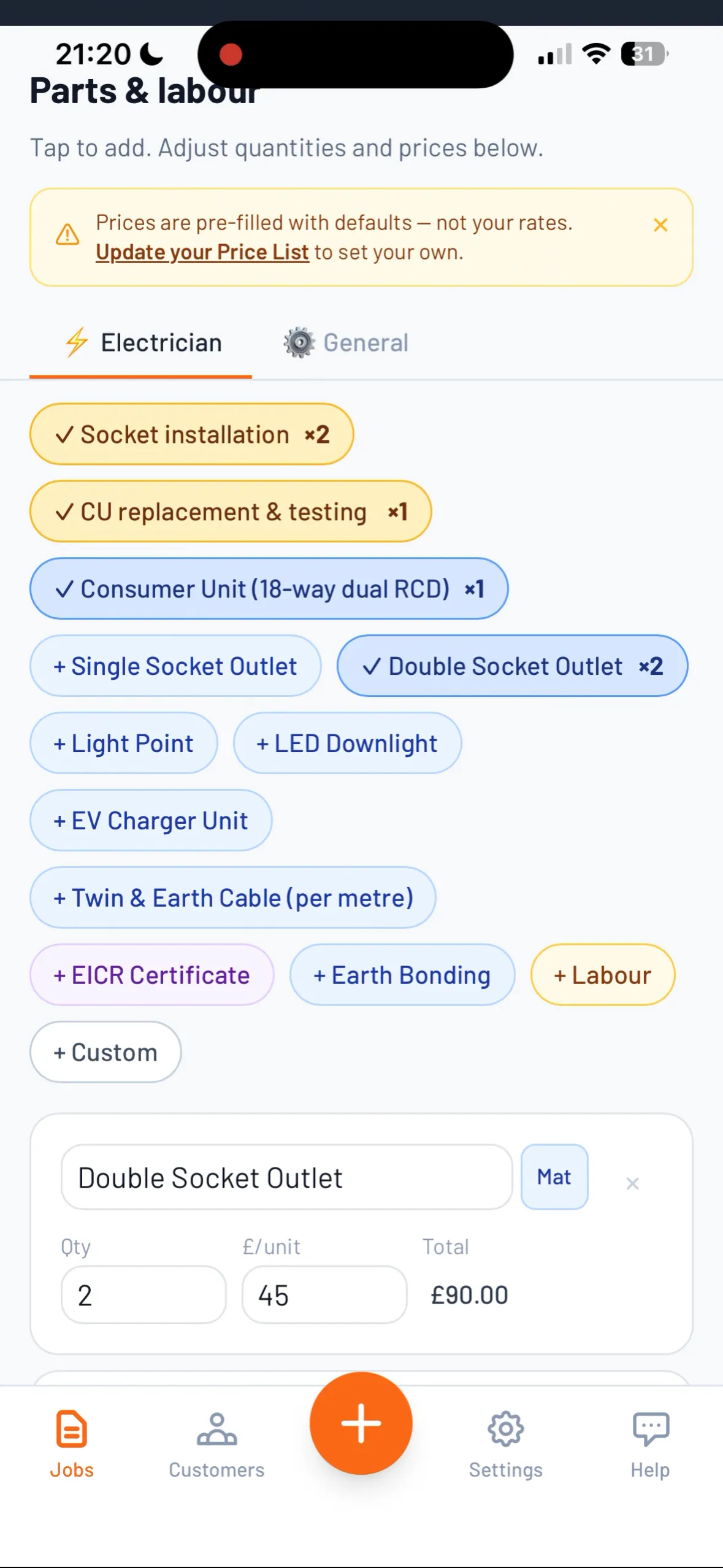 PricePad gallery image
