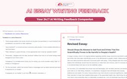 AI Essay Feedback Tool media 1