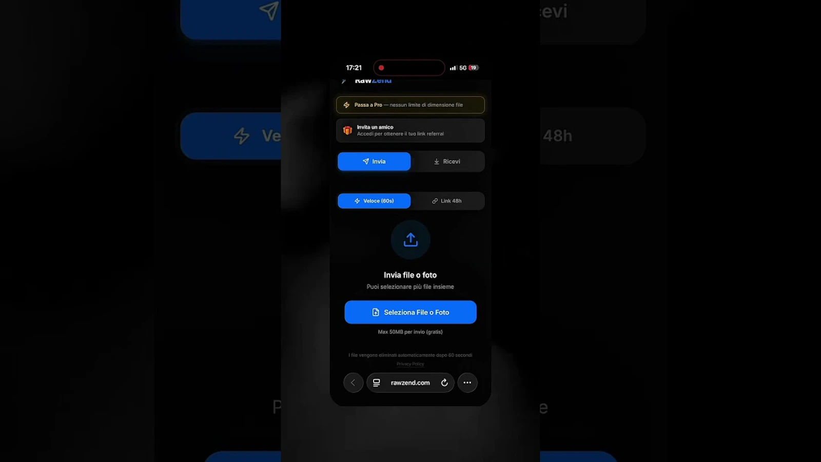RawZend screenshot 1 (video preview)