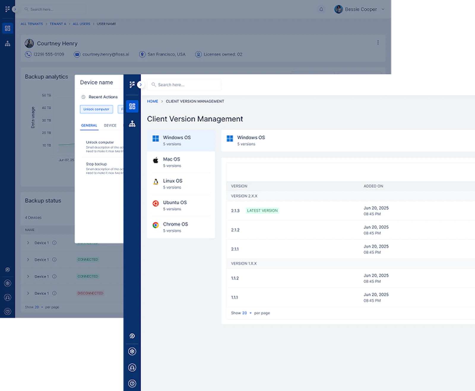 UnisonBDR screenshot 2