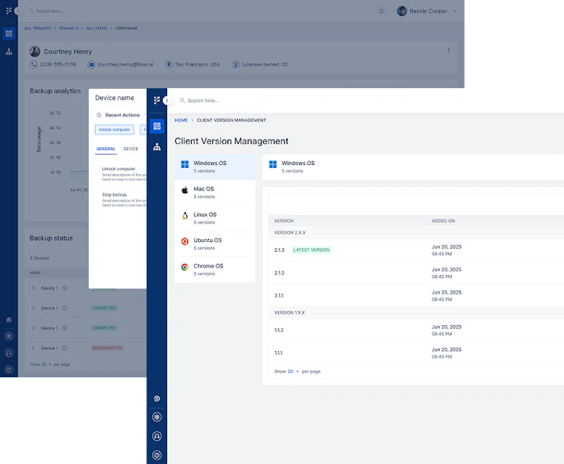 UnisonBDR screenshot 2