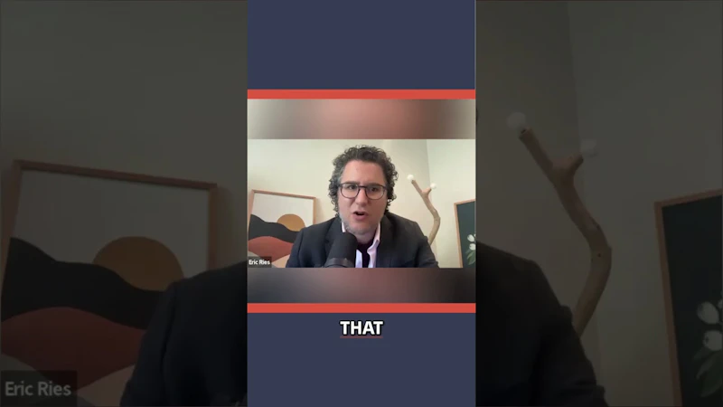 Incorruptible by Eric Ries screenshot 1 (video preview)
