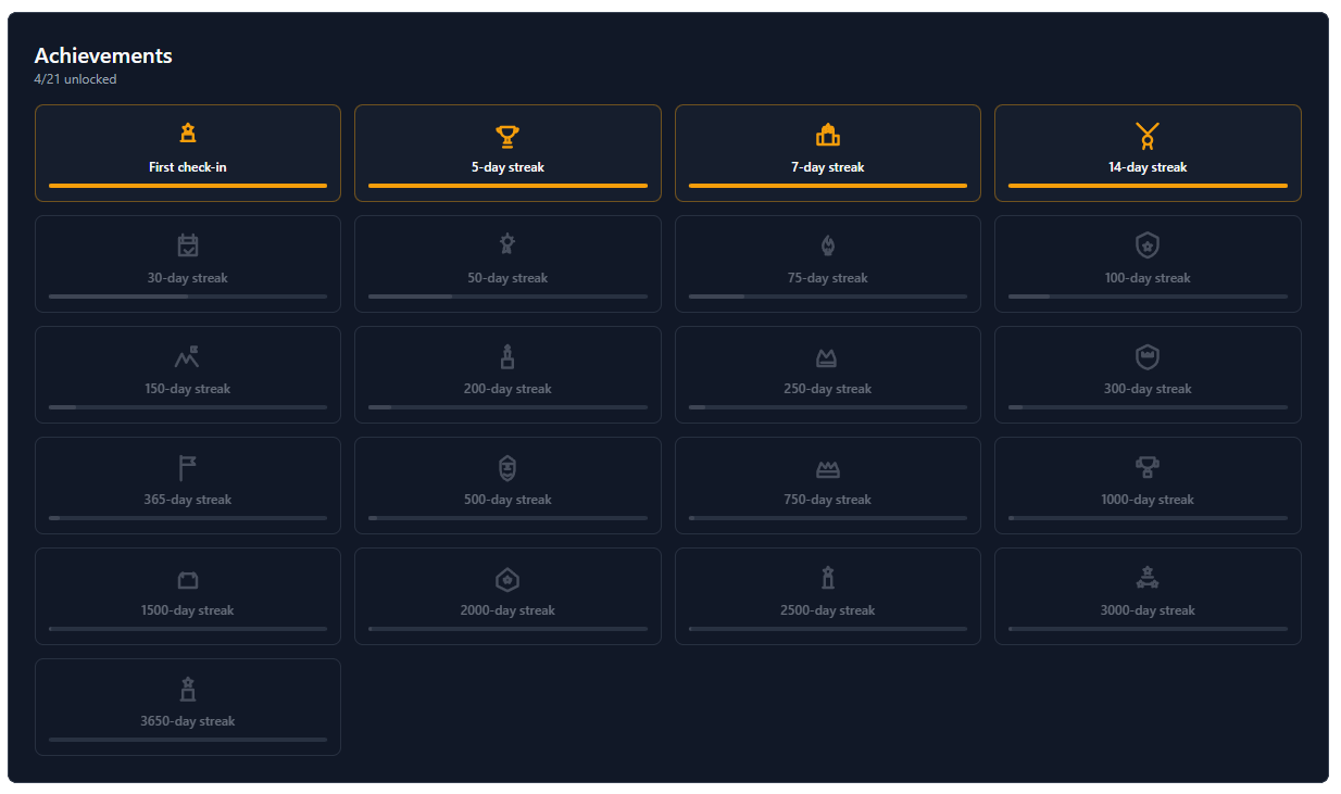 Daily Streak - Screenshot 3 showing product features and functionality
