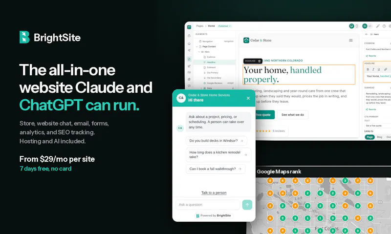 BrightSite screenshot 1