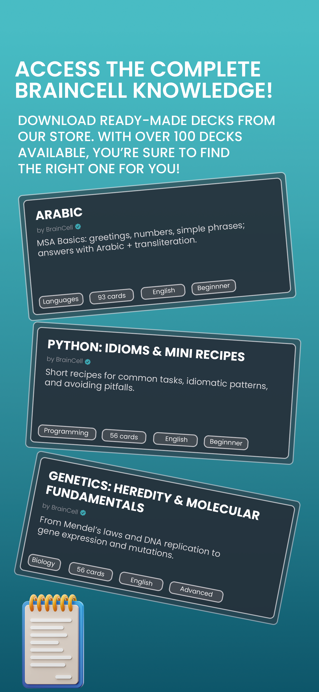 BrainCell | AI Flashcards gallery image