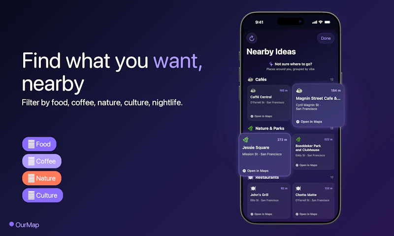 OurMap: Trip Planner & Places screenshot 4