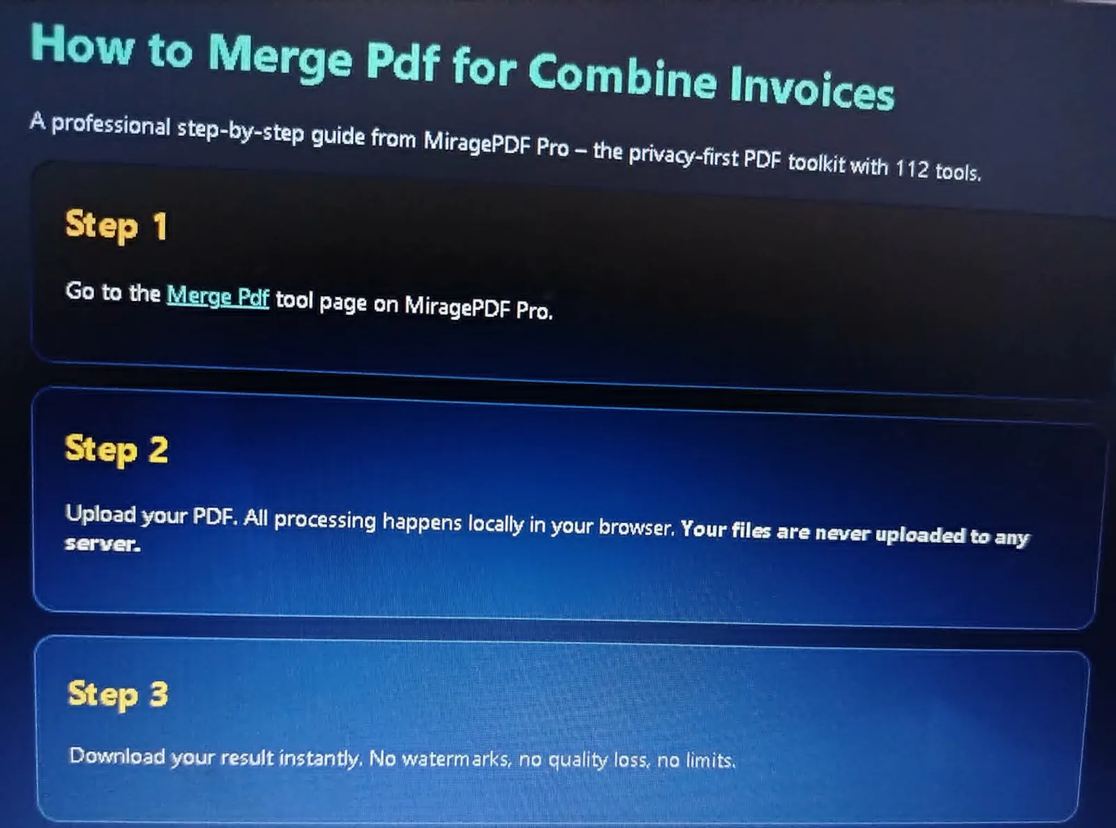 MiragePDF Pro screenshot 2