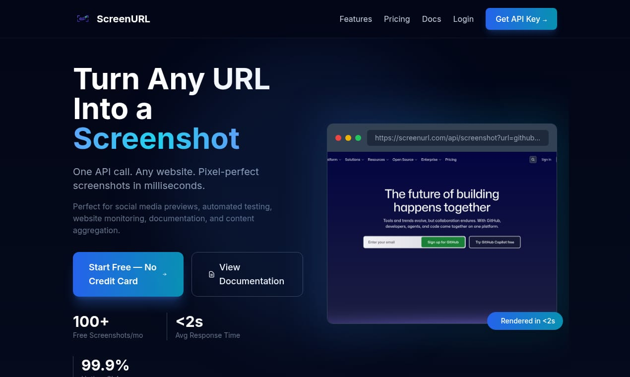 Screen Url - Main product screenshot demonstrating key features and user interface