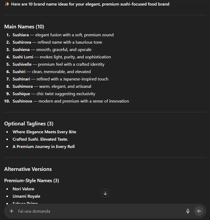 Brand Name Generator PRO – GPT gallery image
