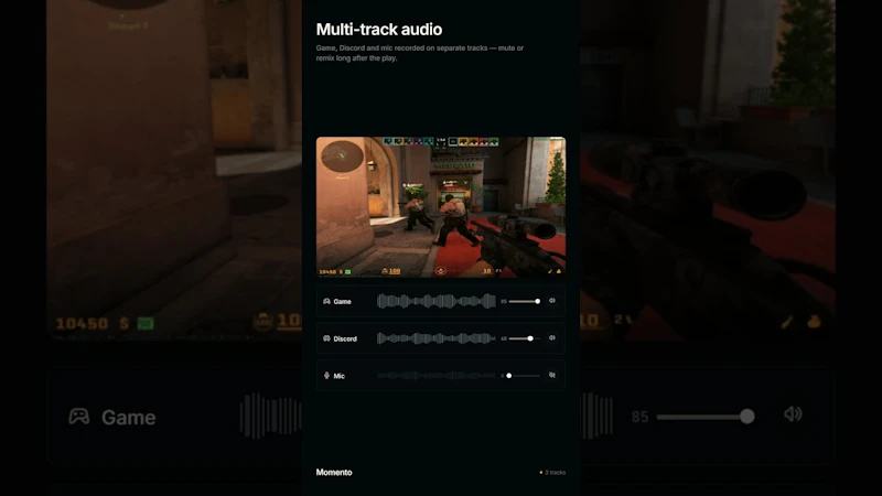 Momento screenshot 1 (video preview)