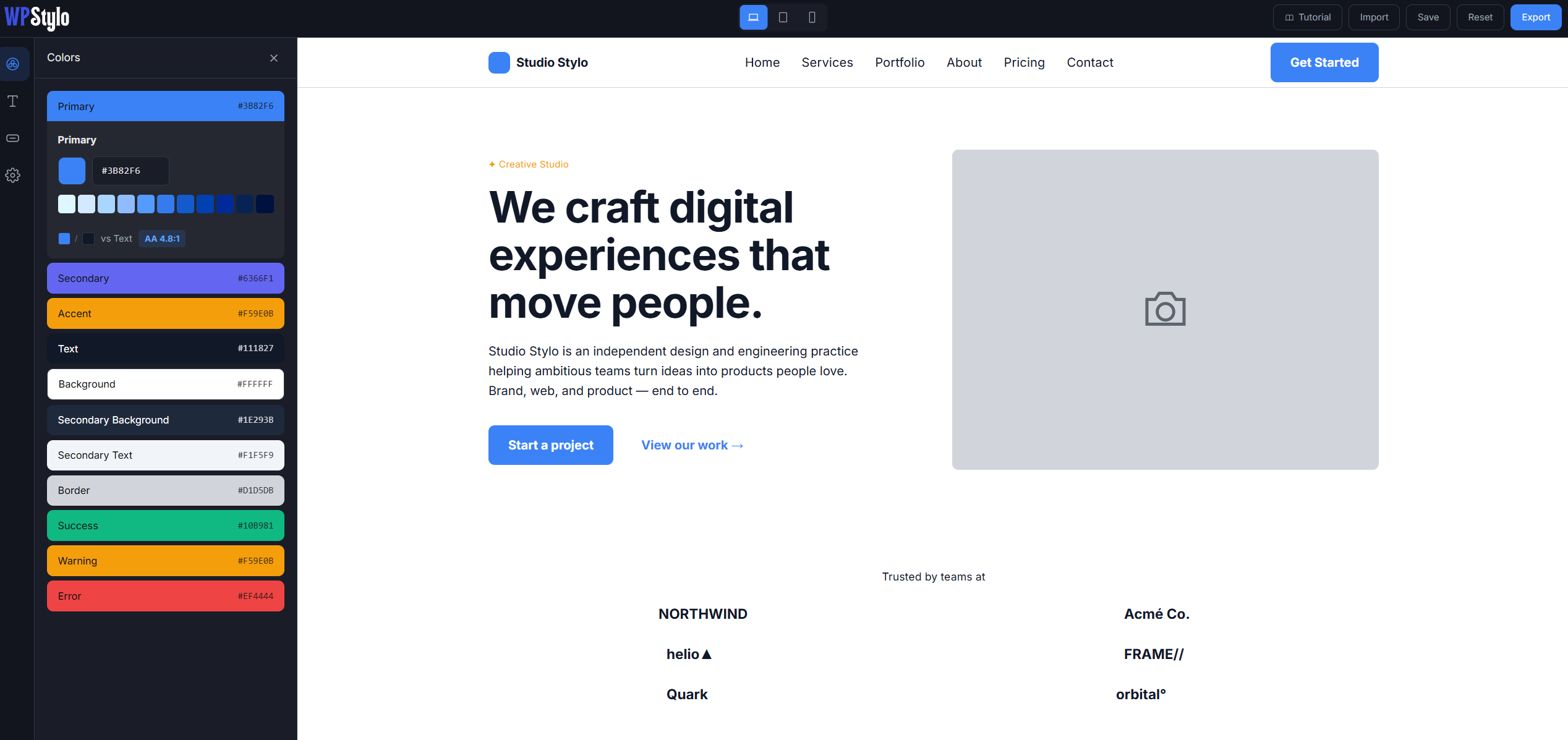 WPStylo gallery image
