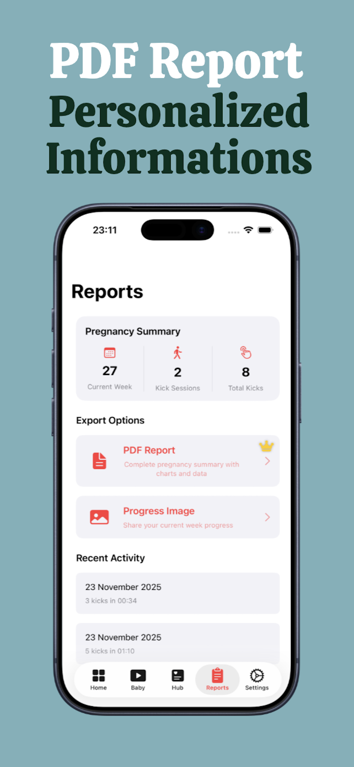 Track Pregnancy - GraceBaby - Screenshot 5 showing product features and functionality