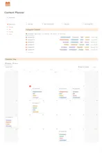 Notion Instagram Content Planner gallery image