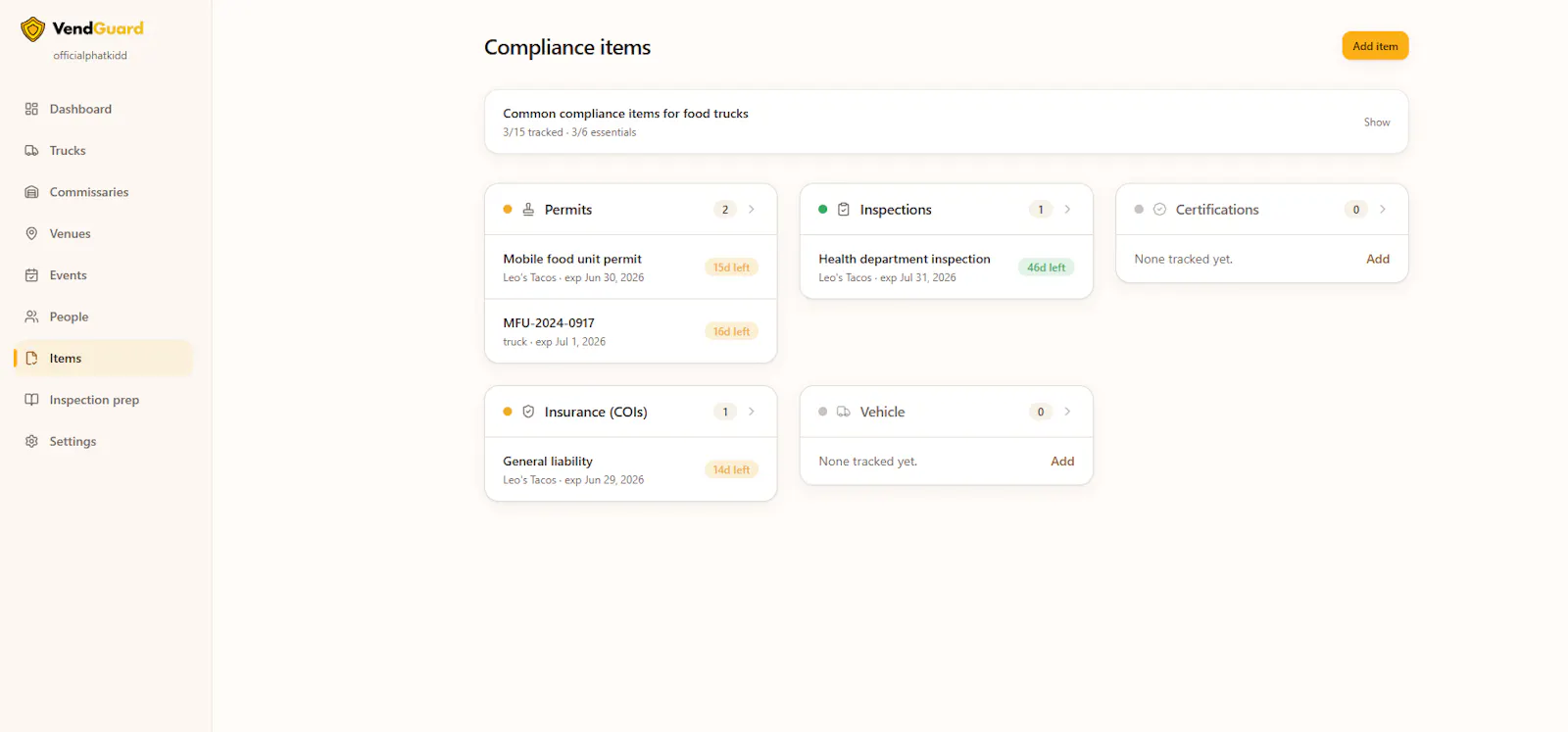 VendGuard screenshot 1