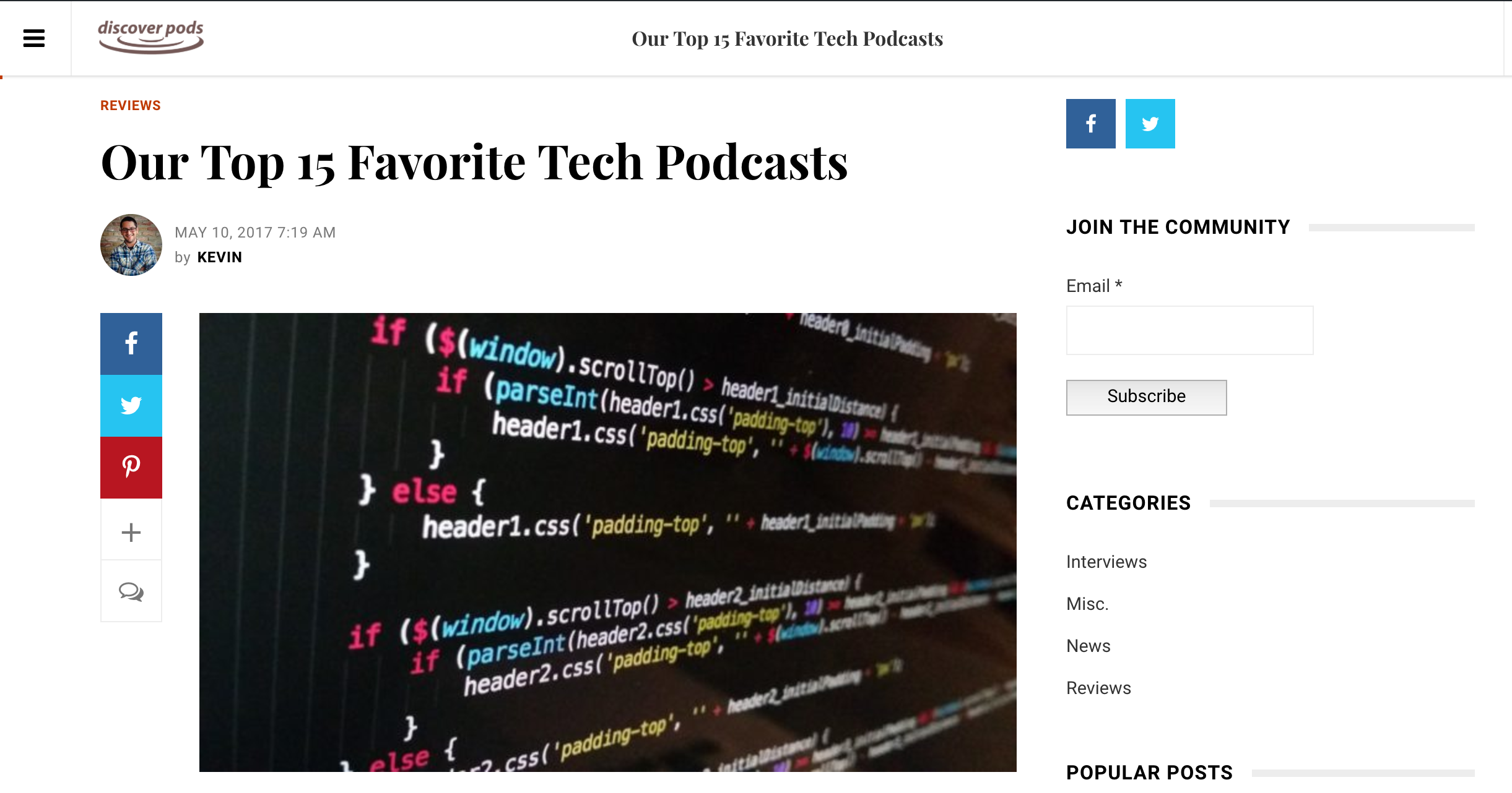 Discover Pods gallery image