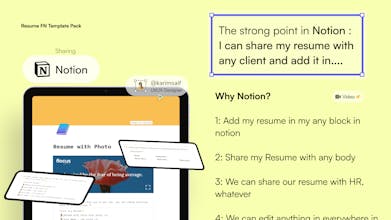 Resume FN Pack (Notion + Figma + Framer) gallery image