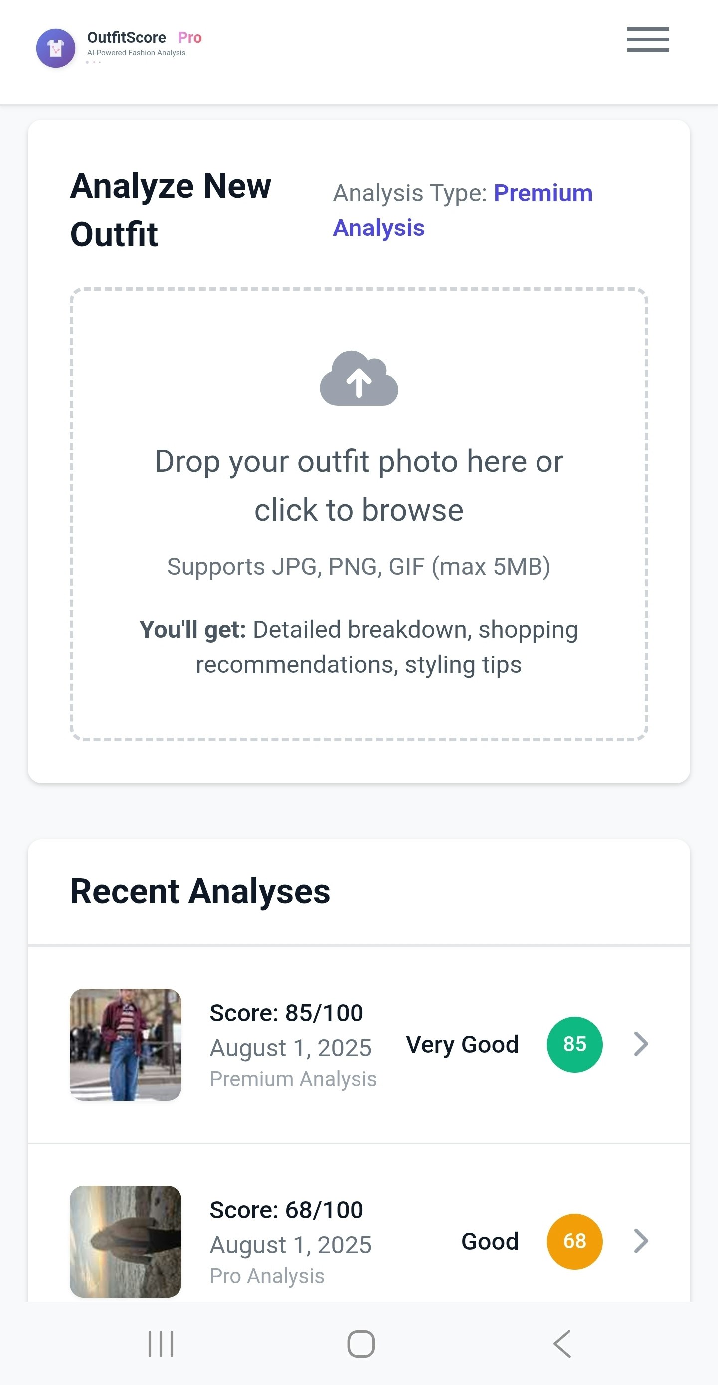 Outfitscore Pro medya 7