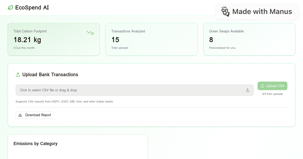 EcoSpend AI gallery image