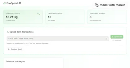 EcoSpend AI gallery image