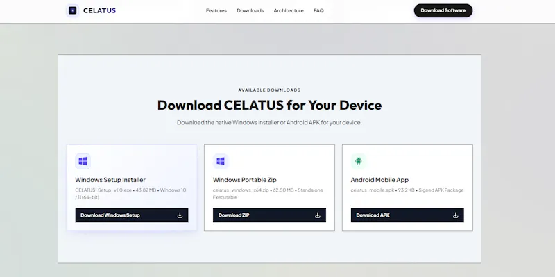 CELATUS screenshot 2