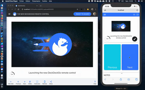Remote Control for DeckDeckGo gallery image