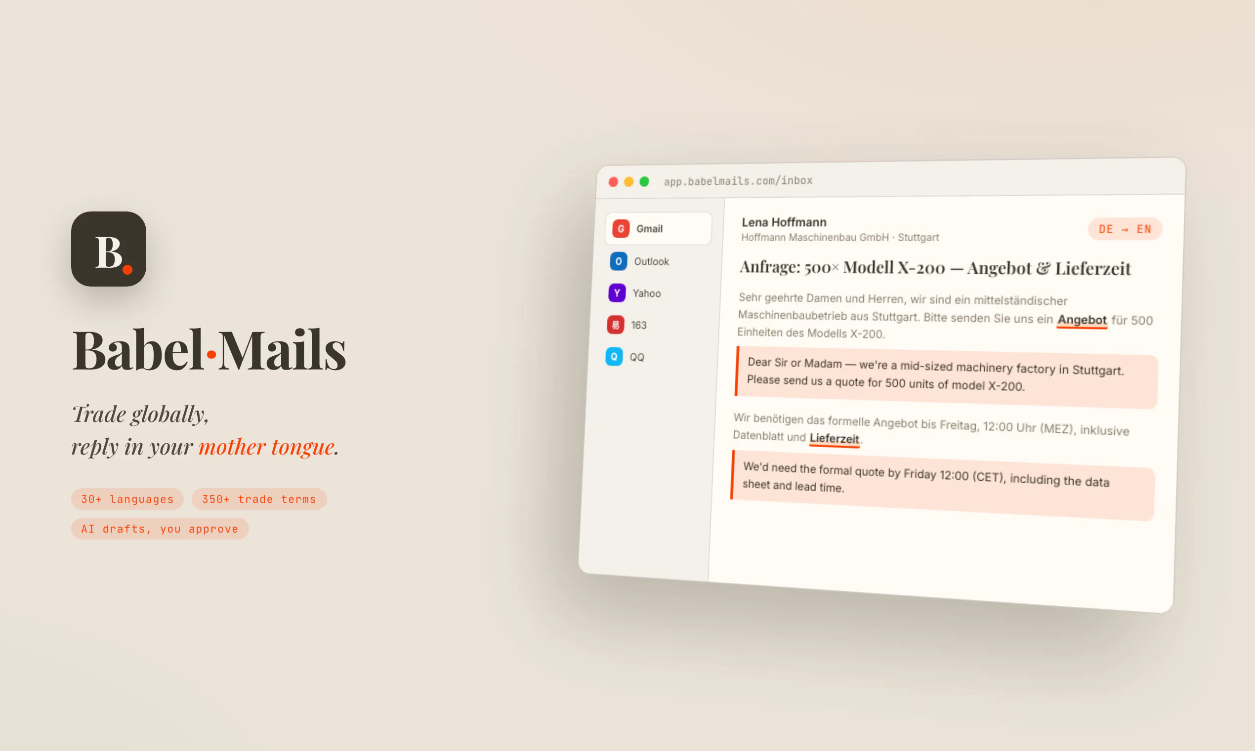 BabelMails gallery image