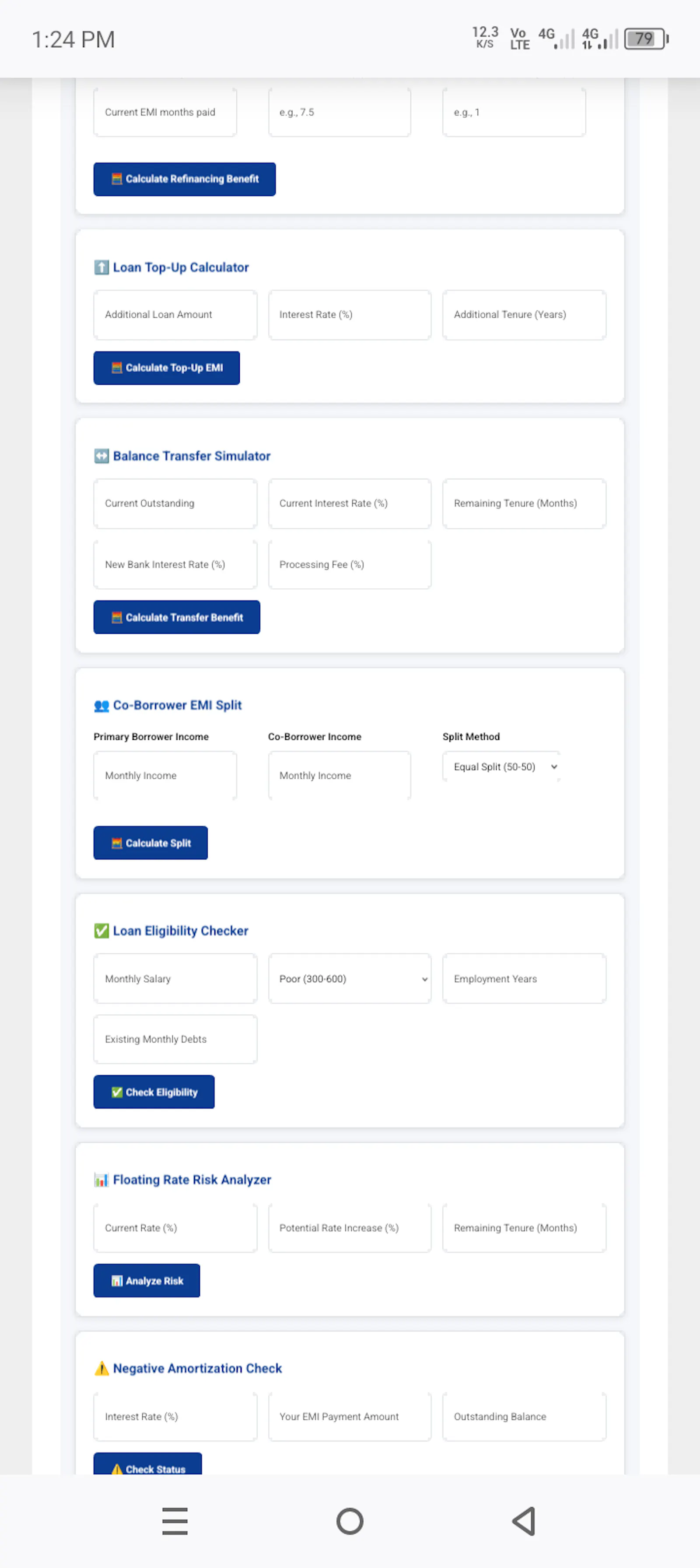 Advance Loan EMI Calculator screenshot 4