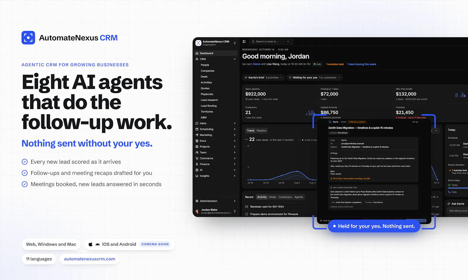 AutomateNexus CRM 2.0 screenshot 2