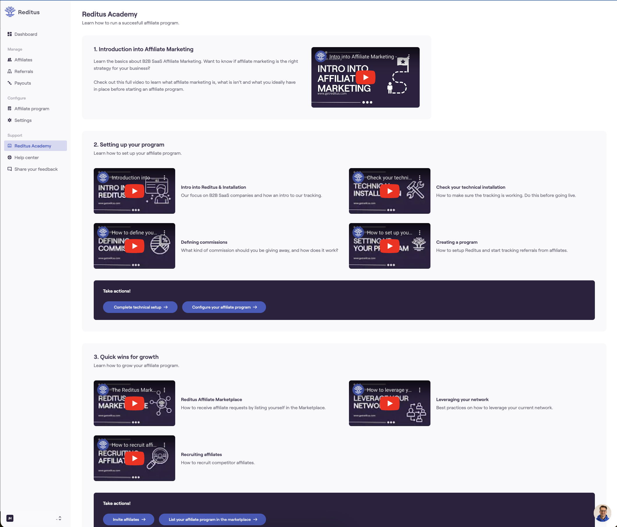 Reditus Affiliate Marketing Academy - B2B SaaS Affiliate Academy : 프로그램을 가속화하십시오 미디어 1