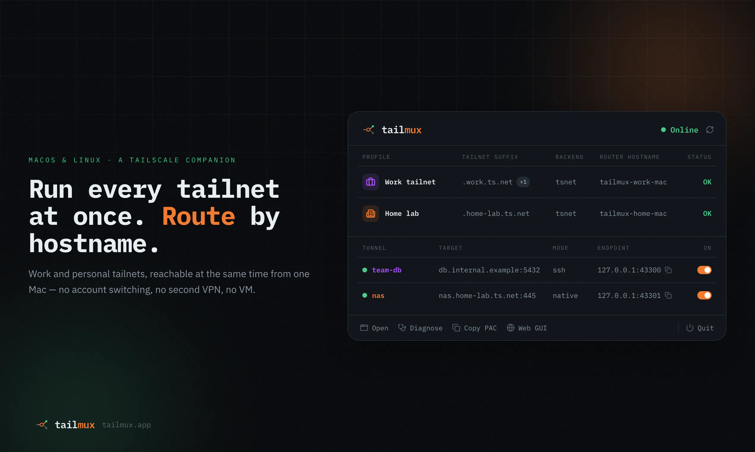 TailMux gallery image