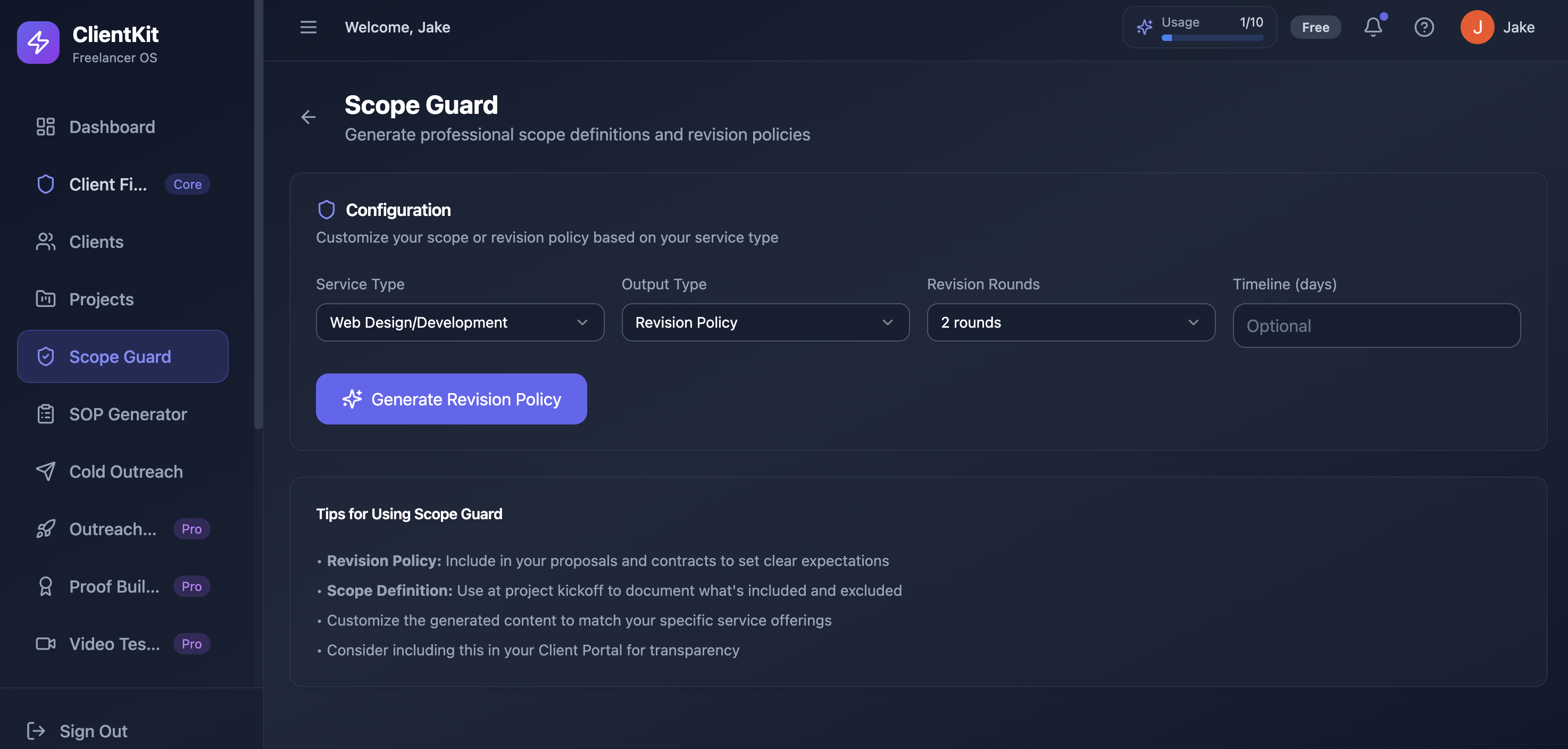 ClientKit - Screenshot 3 showing product features and functionality