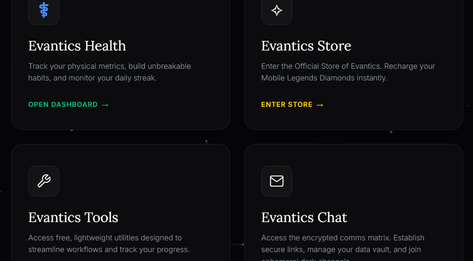 Evantics screenshot 2