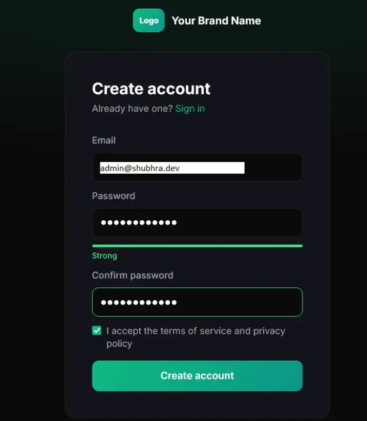Next.js 16 Auth Kit gallery image