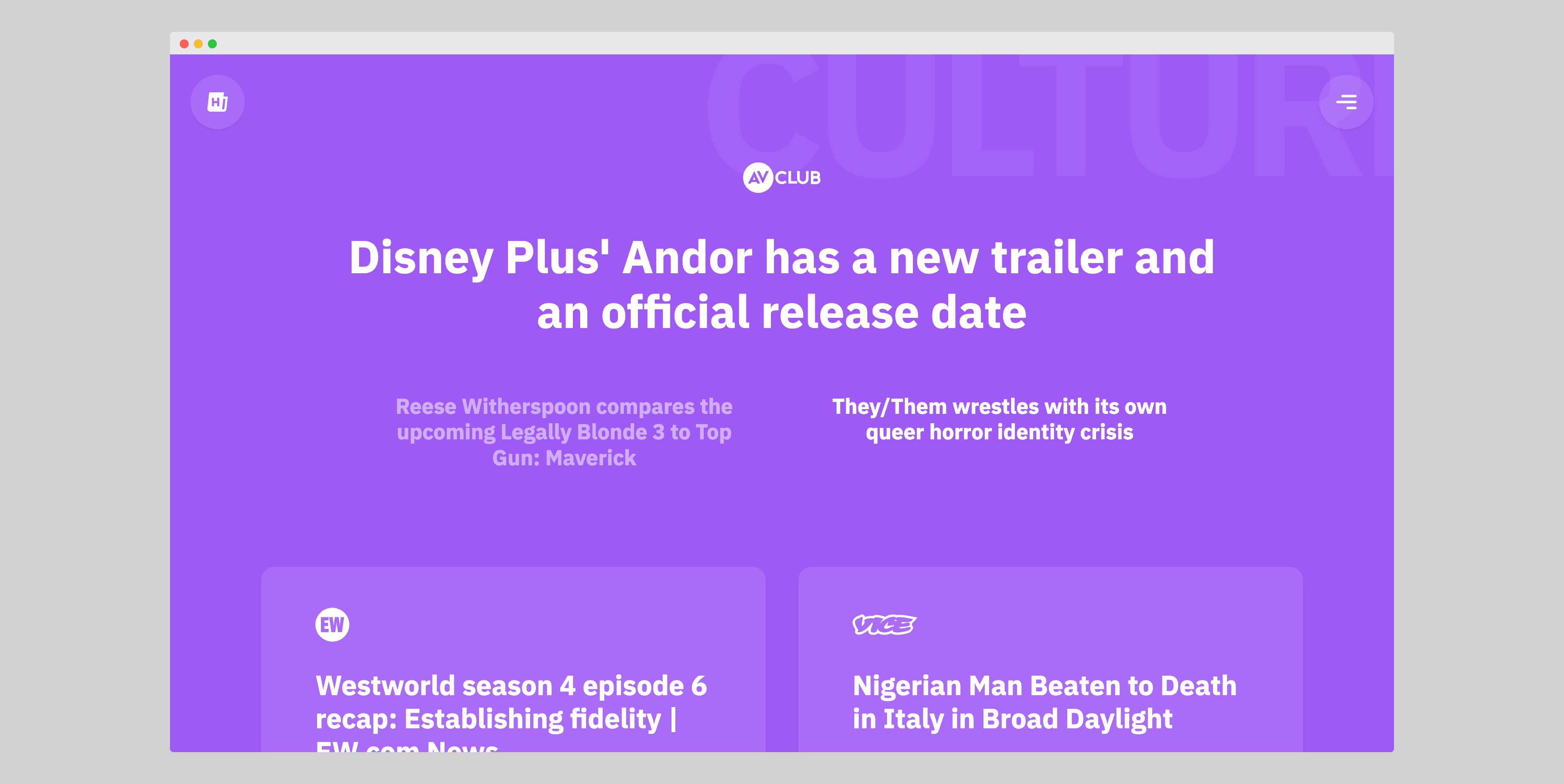 Headly - Breaking News Tournelines App media 3