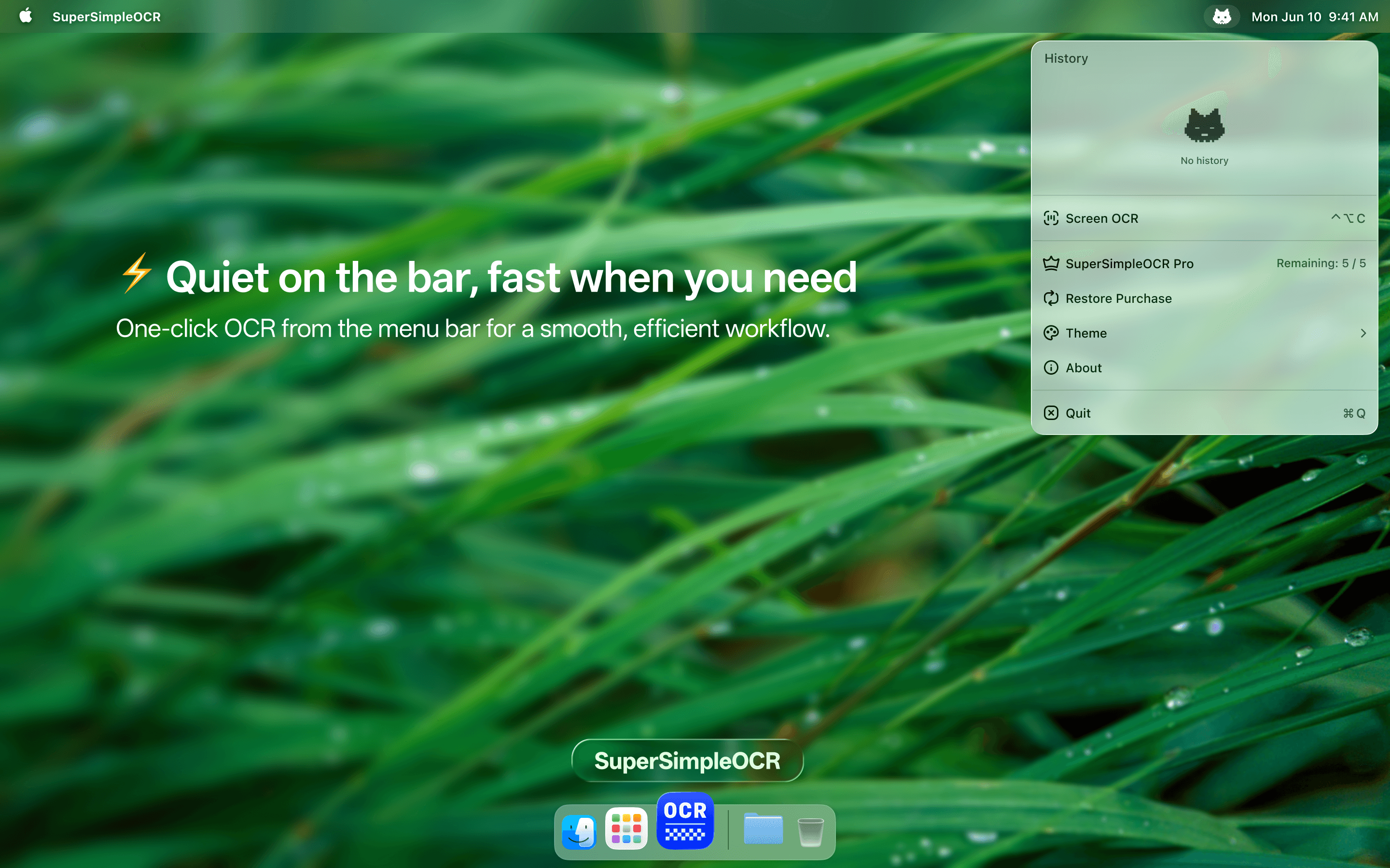 SuperSimpleOCR - Screenshot 5 showing product features and functionality