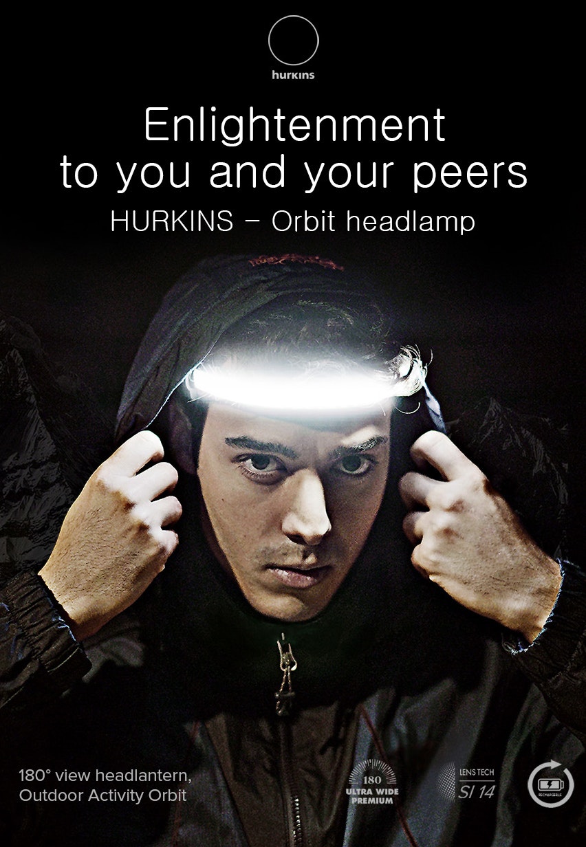 180° Hurkins Orbit headlamp gallery image