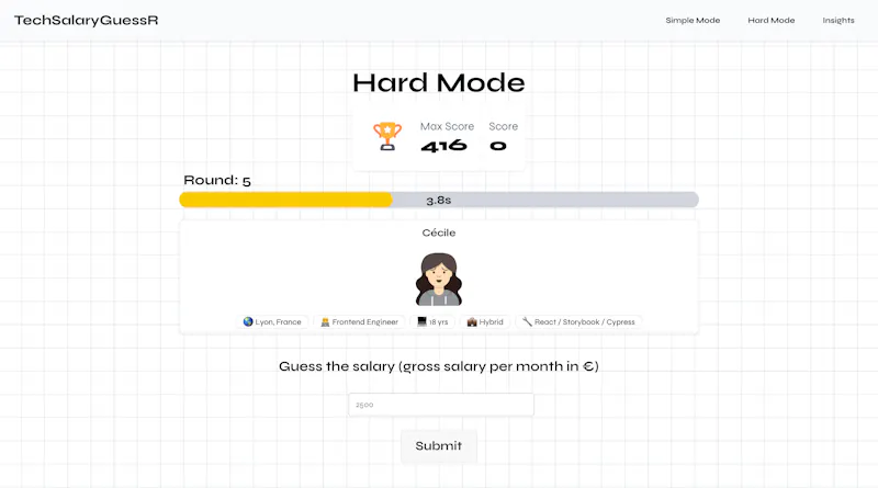 TechSalaryGuessR screenshot 3