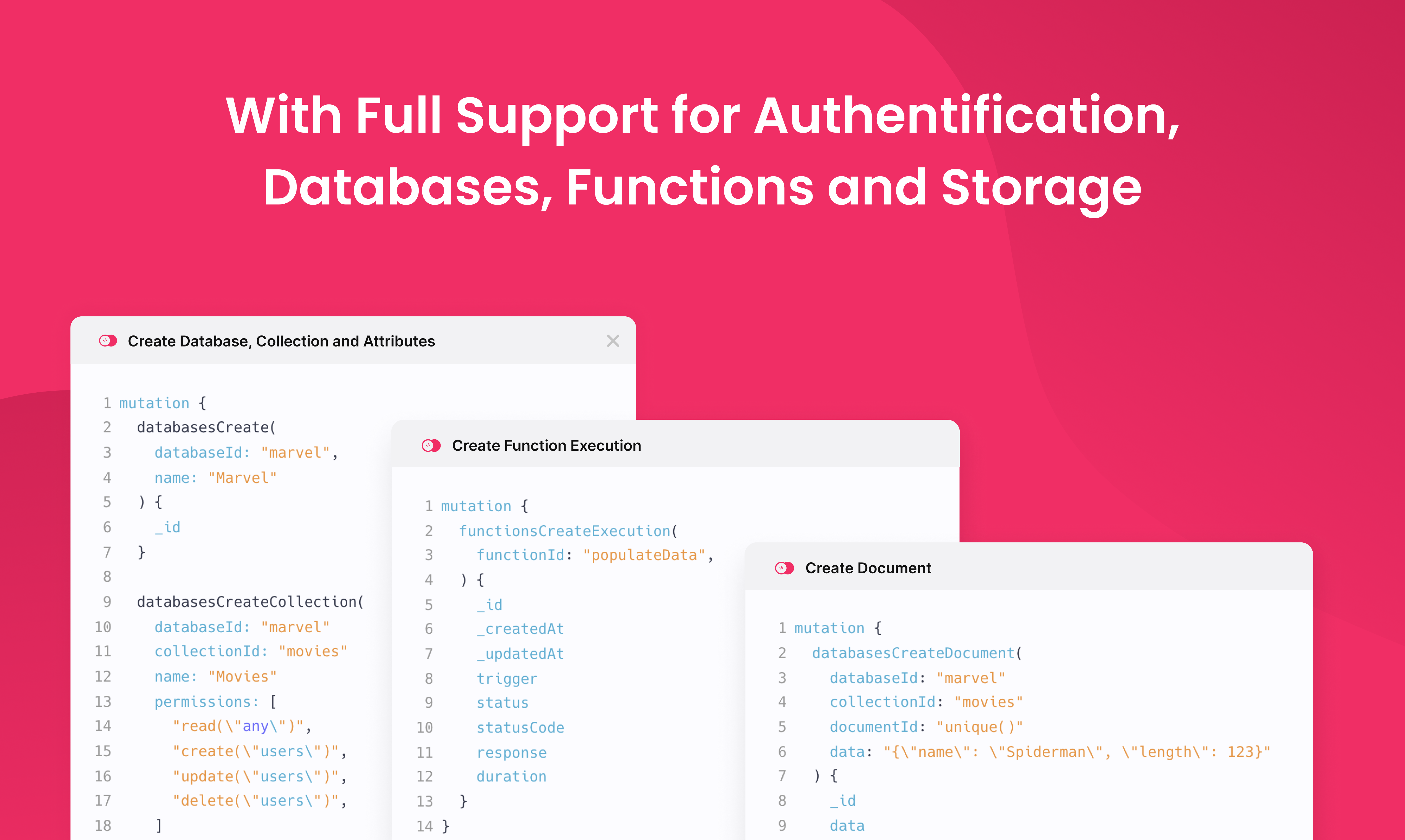AppWrite GraphQL media 4
