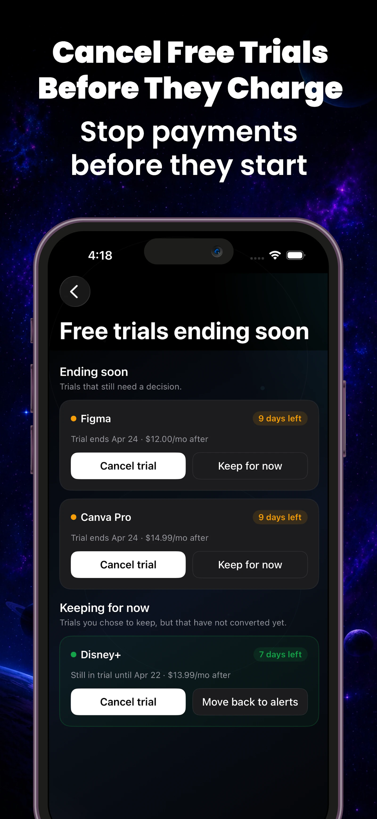 Gravity: Cancel Subscriptions App screenshot 5