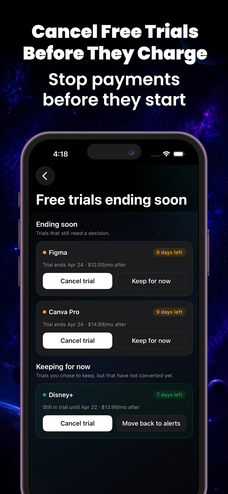 Gravity: Cancel Subscriptions App screenshot 5