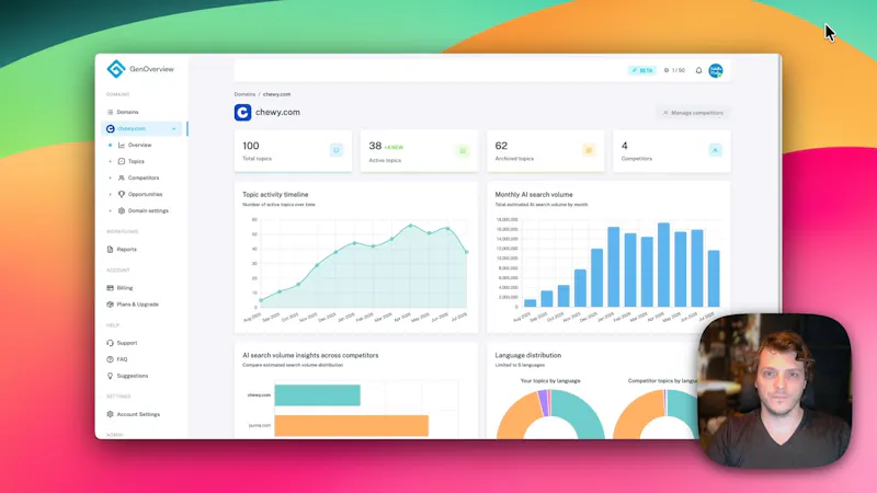 GenOverview screenshot 1 (video preview)