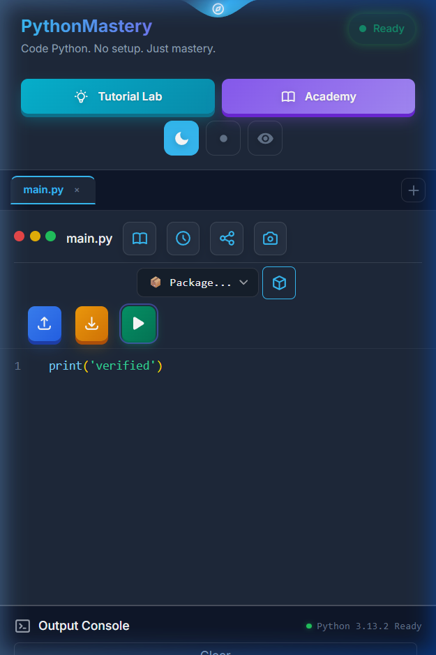 Pythonmastery.io gallery image