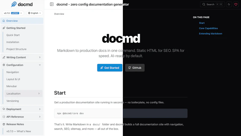 docmd screenshot 2